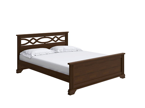 Кровать с высоким изголовьем Niko - Кровать в стиле современной классики из массива
