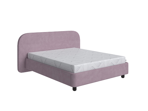 Фиолетовая кровать Sten Bro - Симметричная мягкая кровать.