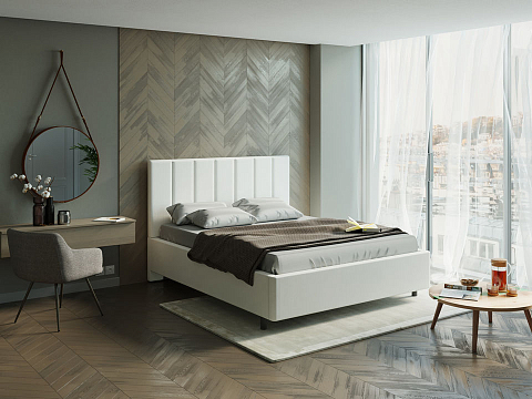 Кровать 80х200 Oktava - Кровать в лаконичном дизайне в обивке из мебельной ткани или экокожи.