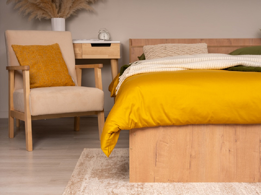 Кровать Bord - Кровать из ЛДСП в минималистичном стиле.